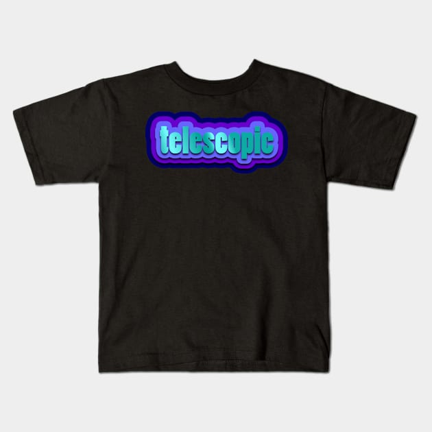 telescopic Kids T-Shirt by Jokertoons